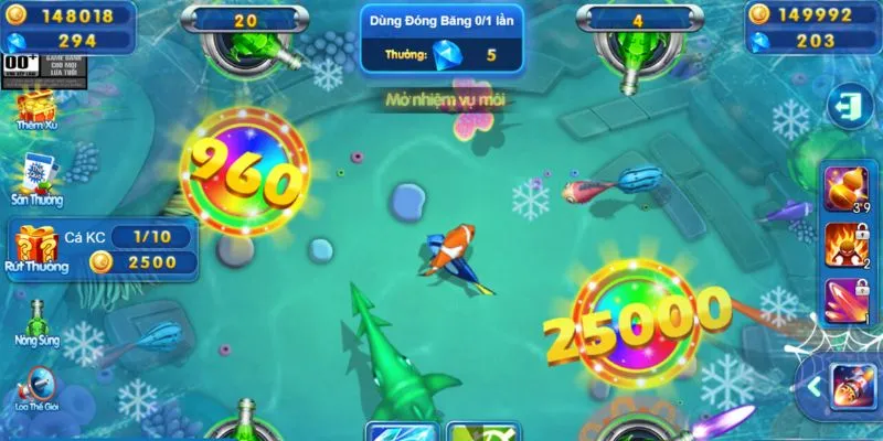 Các trò bắn cá xèng đổi thưởng hấp dẫn